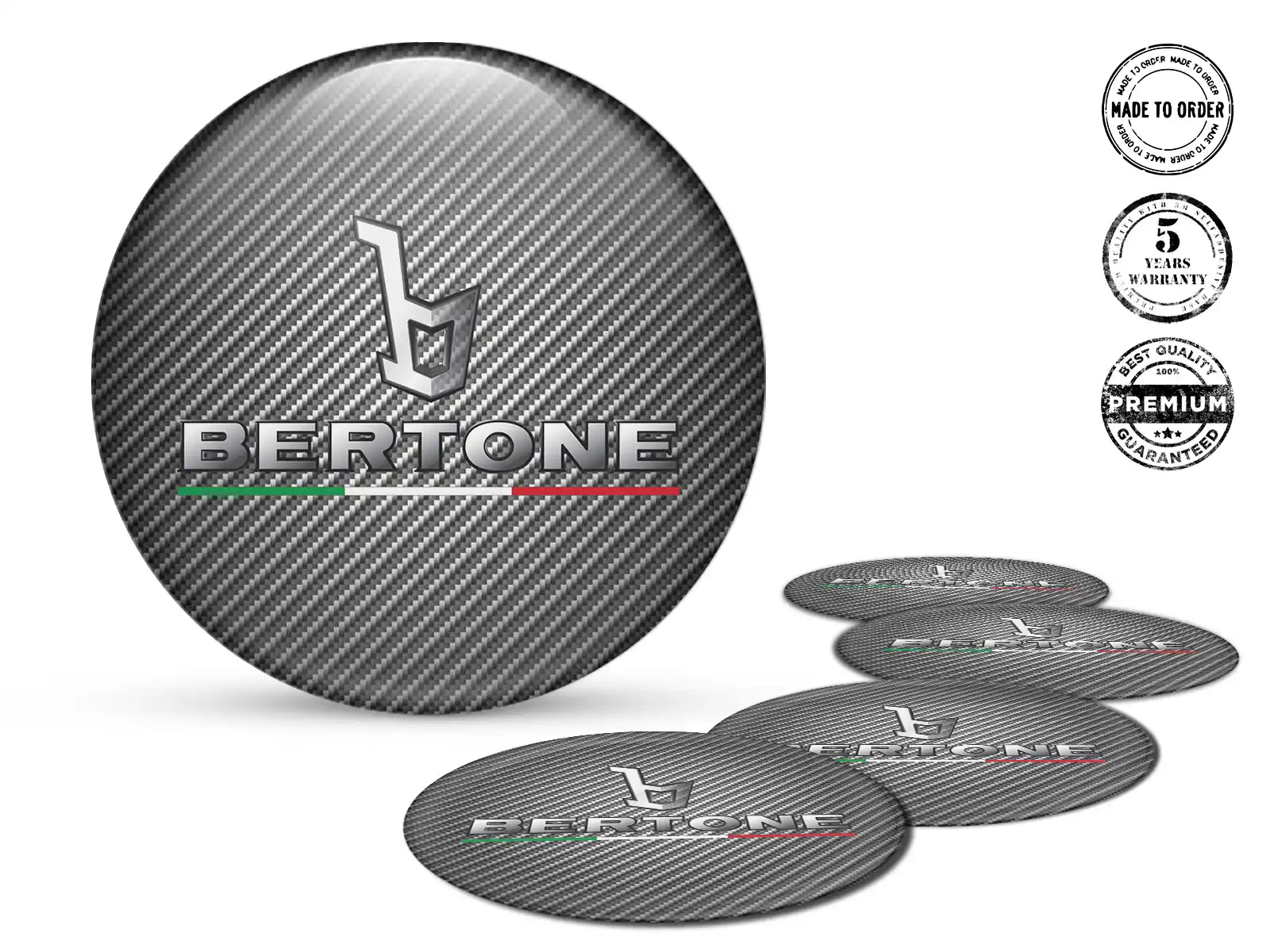 Bertone Calcomanía Rueda Diseño Nexus Interestelar Lujo